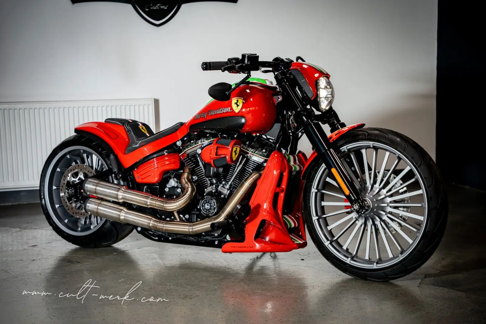 Harley-Davidson Breakout 117 24 FERRARI by CULT-WERK UNIKAT