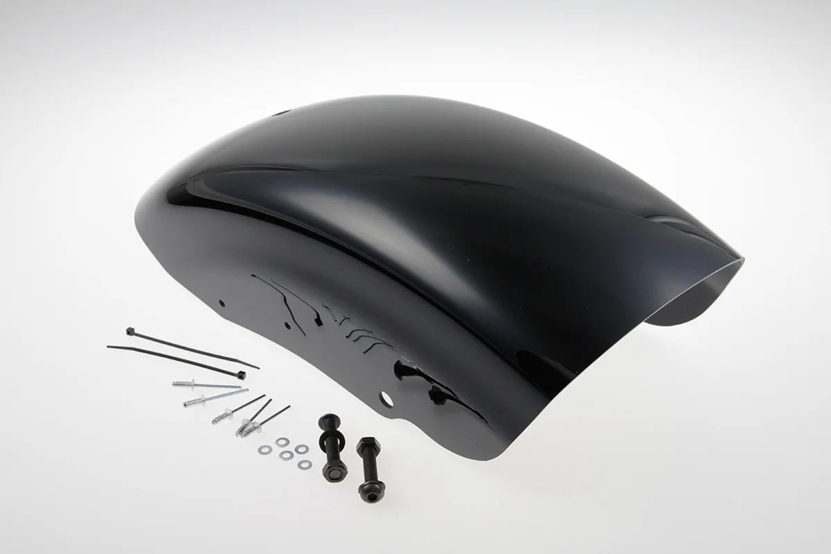 Rear fender ORIGINAL STYLE SHORT (suitable for Harley-Davidson models: Sportster from 2004 to current, glossy black)