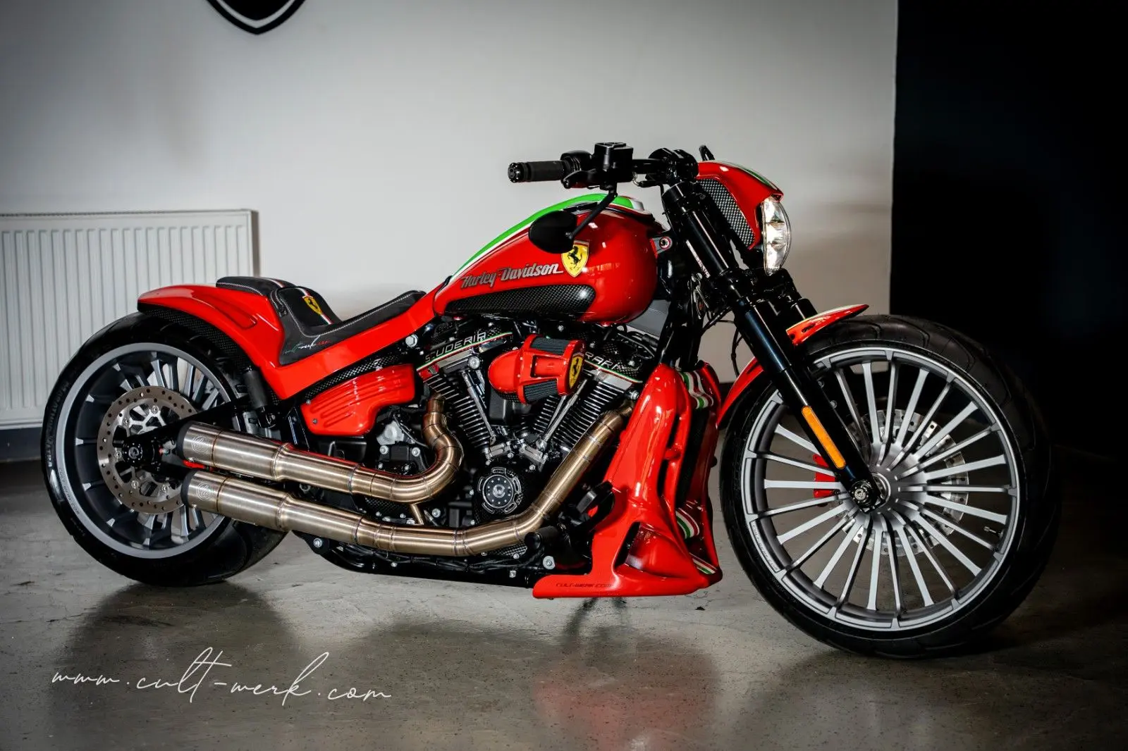 Harley-Davidson Breakout 117 24 FERRARI by CULT-WERK UNIKAT