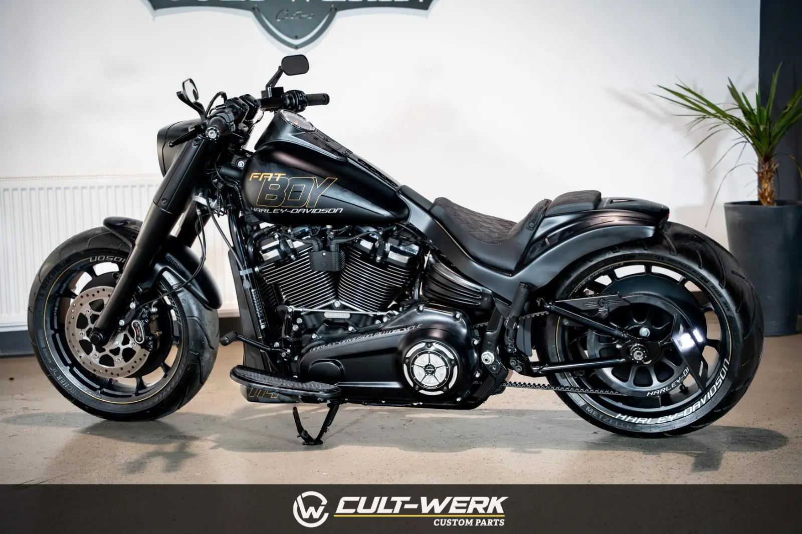 Harley-Davidson Fat Boy 114 "Black Camouflage" by Cult-Werk