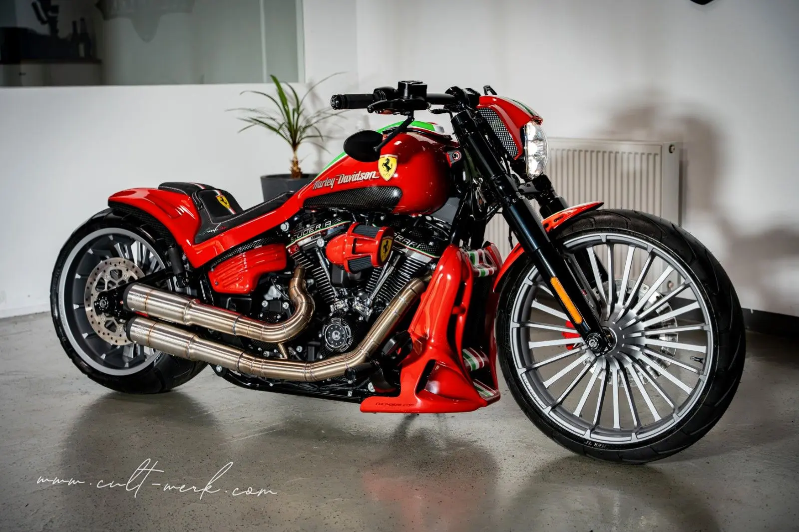 Harley-Davidson Breakout 117 24 FERRARI by CULT-WERK UNIKAT