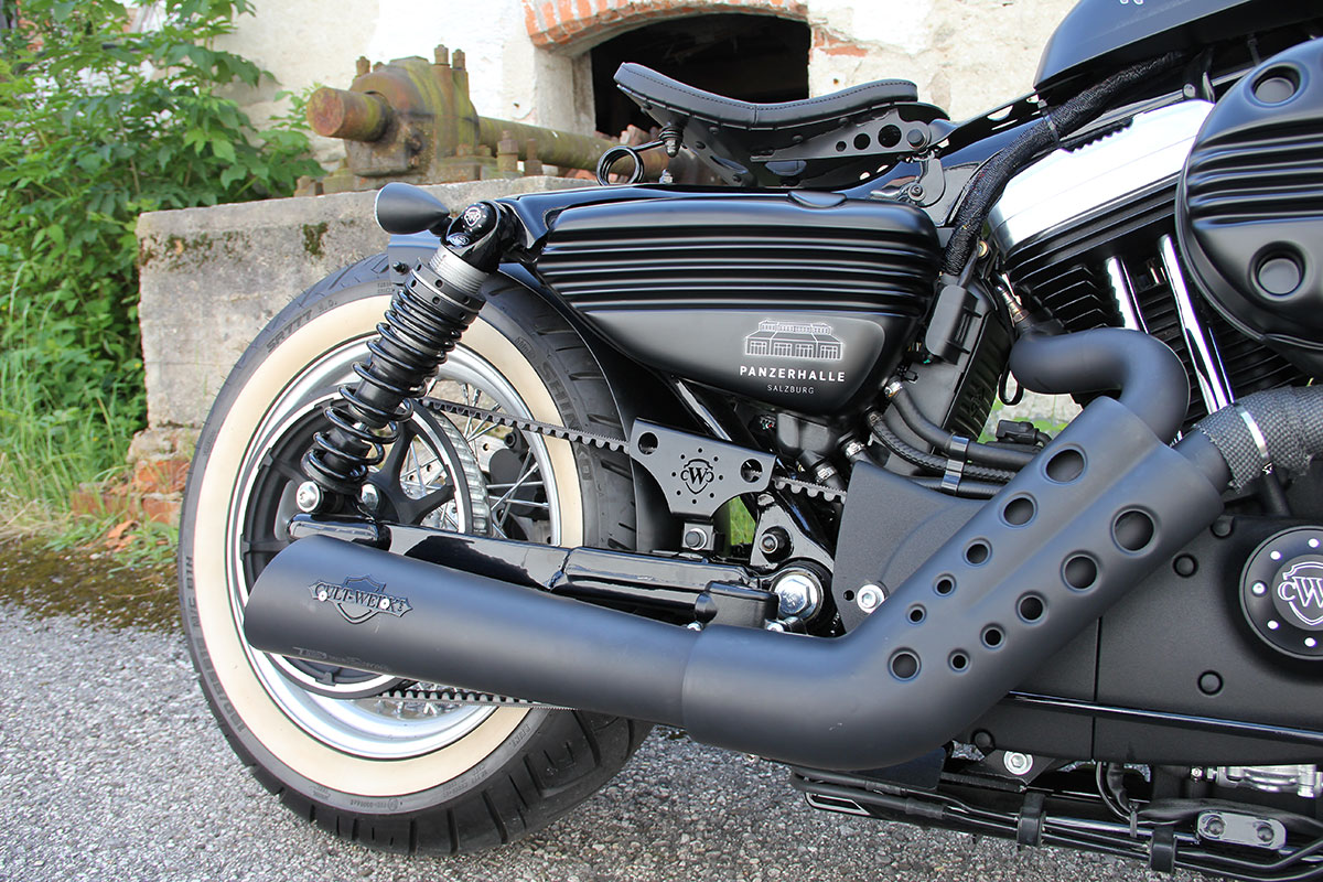 Seitendeckelset BOBBER (passend für Harley-Davidson Modelle: Sportster ab 2004 bis 2013, lackierfähig)