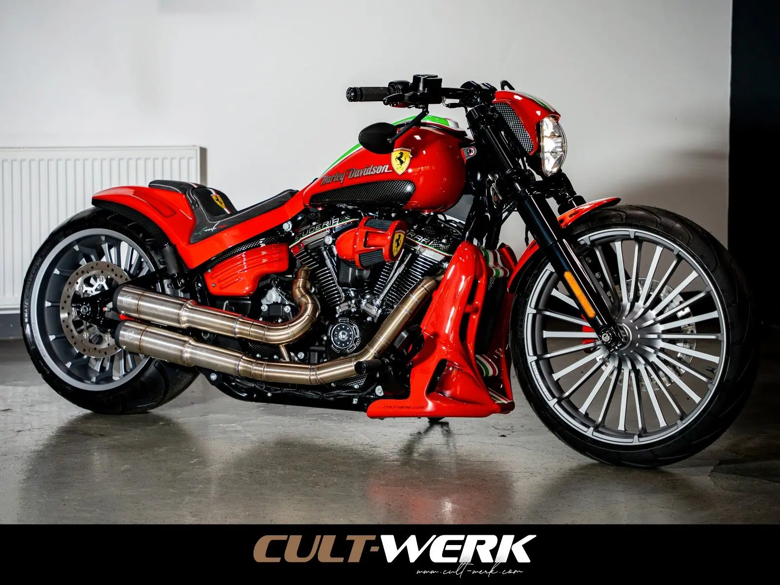 Harley-Davidson Breakout 117 24 FERRARI by CULT-WERK UNIKAT