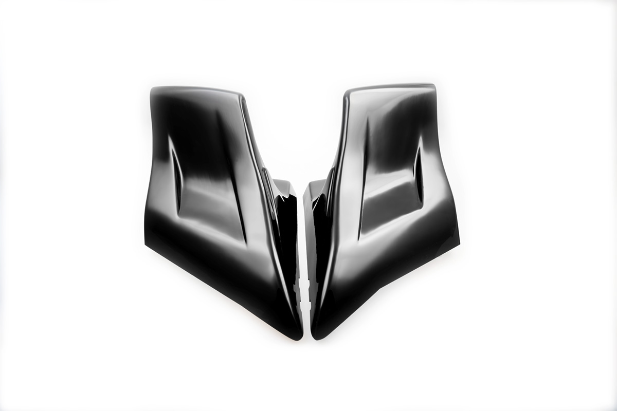 Side cover set CUSTOM (suitable for Harley-Davidson models: Touring from 2009)