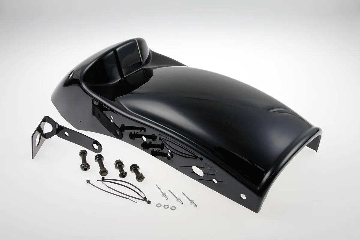 Rear fender BOBBER (suitable for Harley-Davidson models: Sportster from 2004 to current, glossy black)