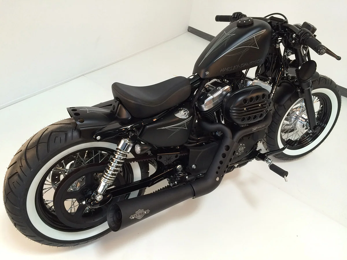 Heckfender BOBBER SHORT (passend für Harley-Davidson Modelle: Sportster ab 2004 bis aktuell)