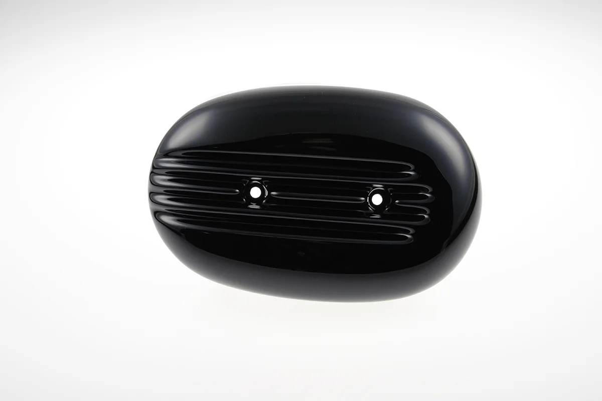 Air filter cover VIN (suitable for Harley-Davidson models: Sportster 04 to 15 + Roadster up to current, glossy black)