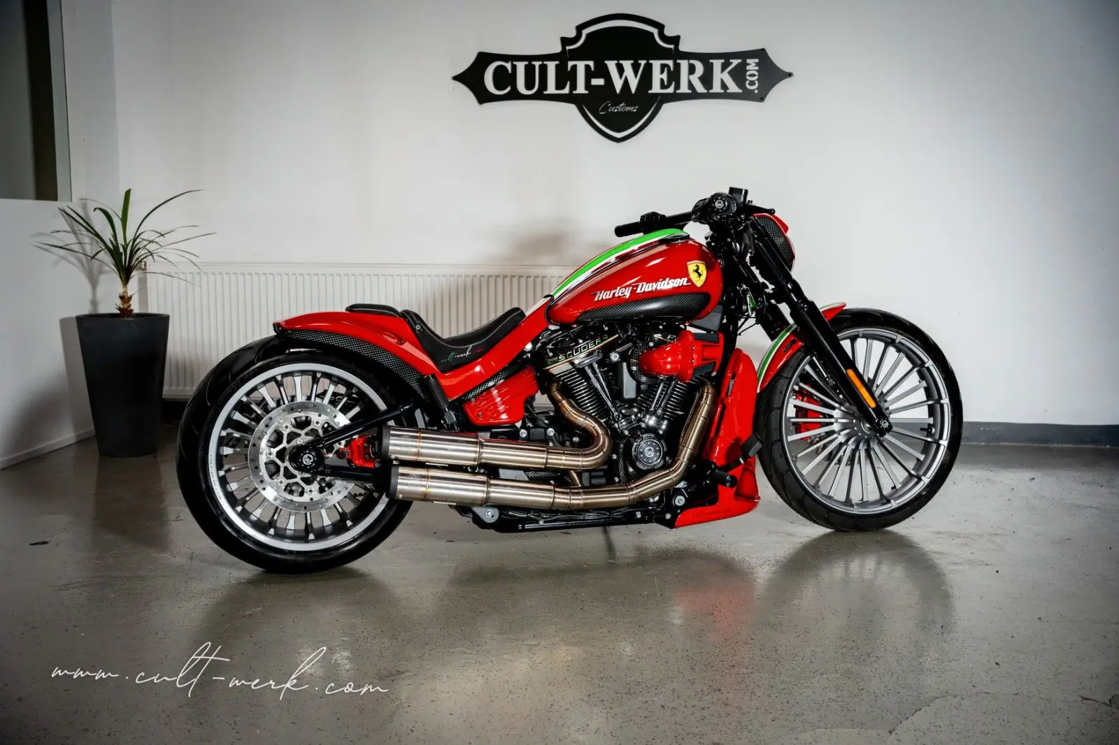 Harley-Davidson Breakout 117 24 FERRARI by CULT-WERK UNIKAT