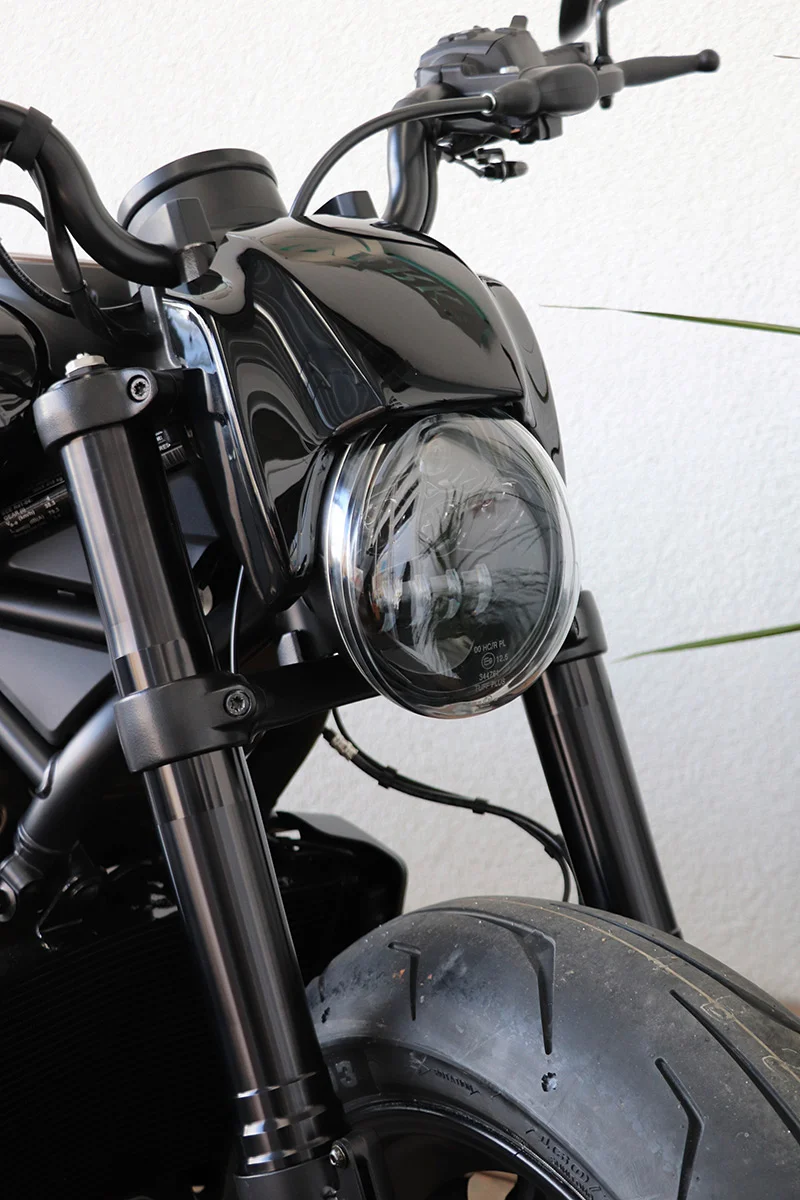 Scheinwerfer Kit NRS STYLE inkl. LED Scheinwerfer (passend für Harley-Davidson Modelle: Sportster S ab 2021)