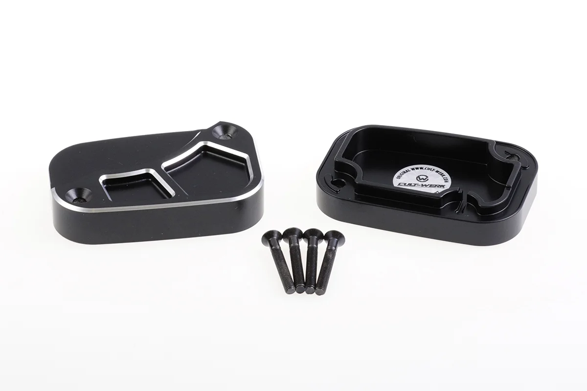 Brake and clutch cylinder cover RACING (suitable for Harley-Davidson models: Touring from 2014 with hydraulic clutch)