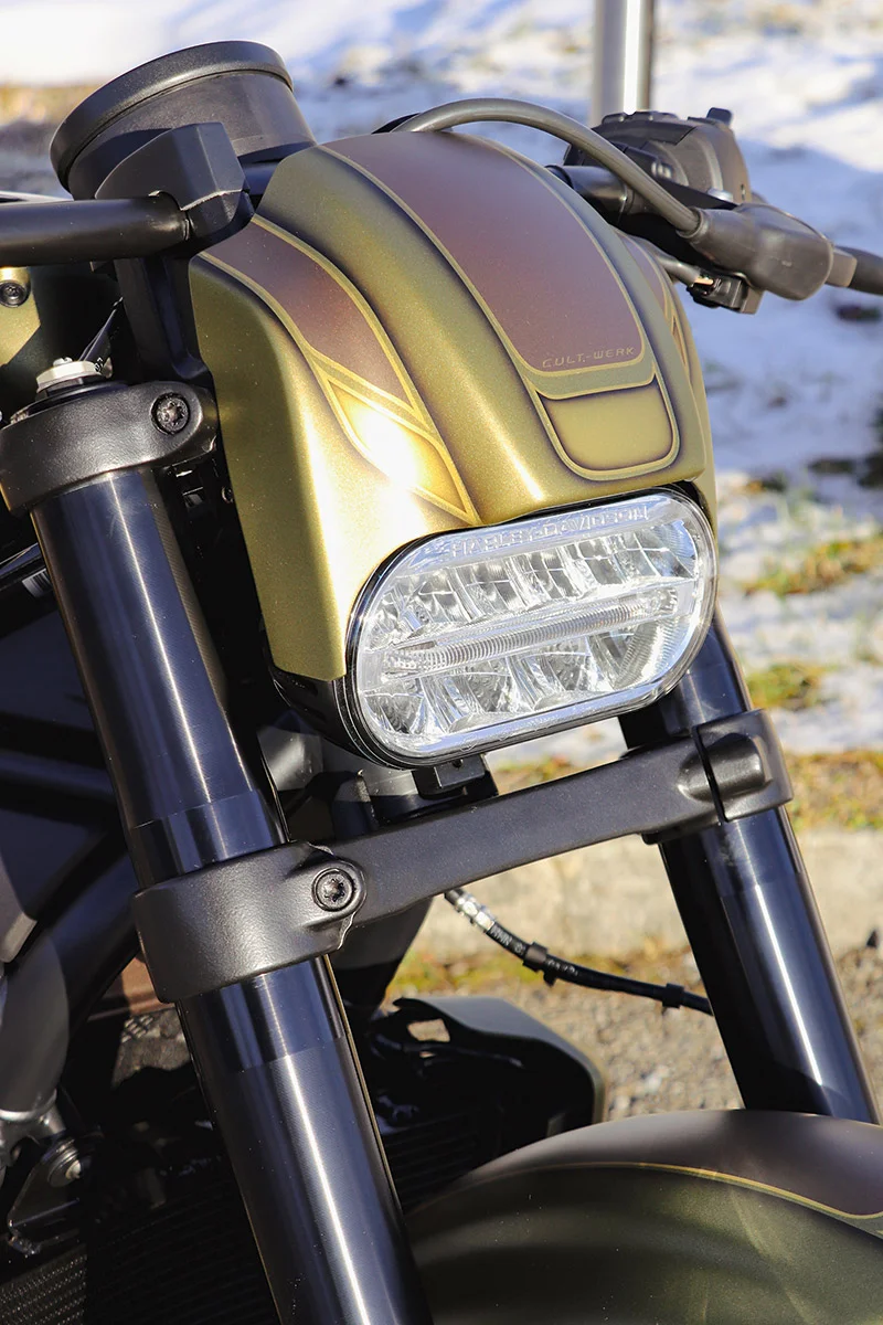 Headlight mask NRS STYLE (suitable for Harley-Davidson models: Sportster S from 2021)