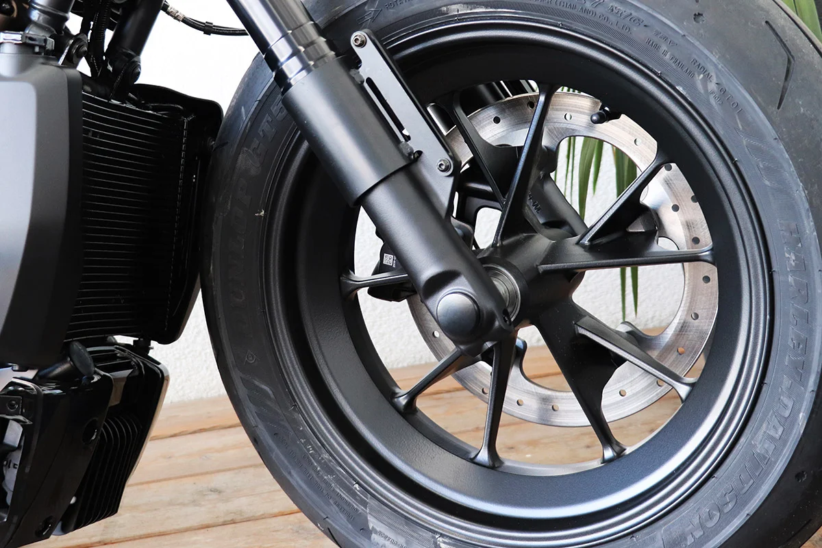 Front axle cover (suitable for Harley-Davidson models: Sportster S from 2021 & Nightster from 2022)