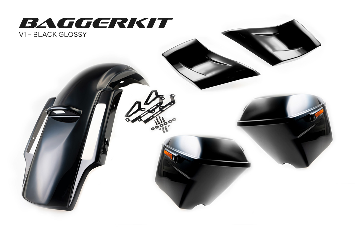 Heckumbau Kit "Bagger" V1 (passend für Harley-Davidson Modelle: Touring CVO ab 2023 & Touring ab 2024) 