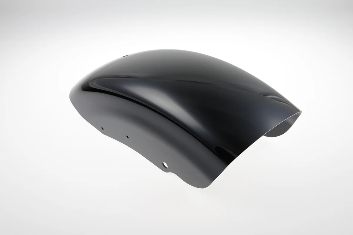 Rear fender ORIGINAL STYLE SHORT (suitable for Harley-Davidson models: Sportster from 2004 to current, glossy black)