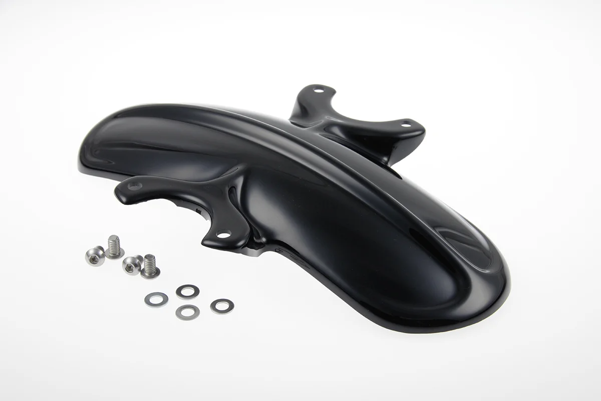 Front fender OLD SCHOOL (suitable for Harley-Davidson models: all Sportster 48 up to 2015, glossy black)