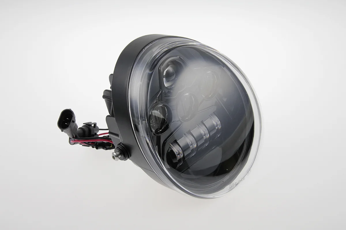 LED headlight Daymaker, black (suitable for Harley-Davidson models: VRSC V-Rod & Night Rod Special)