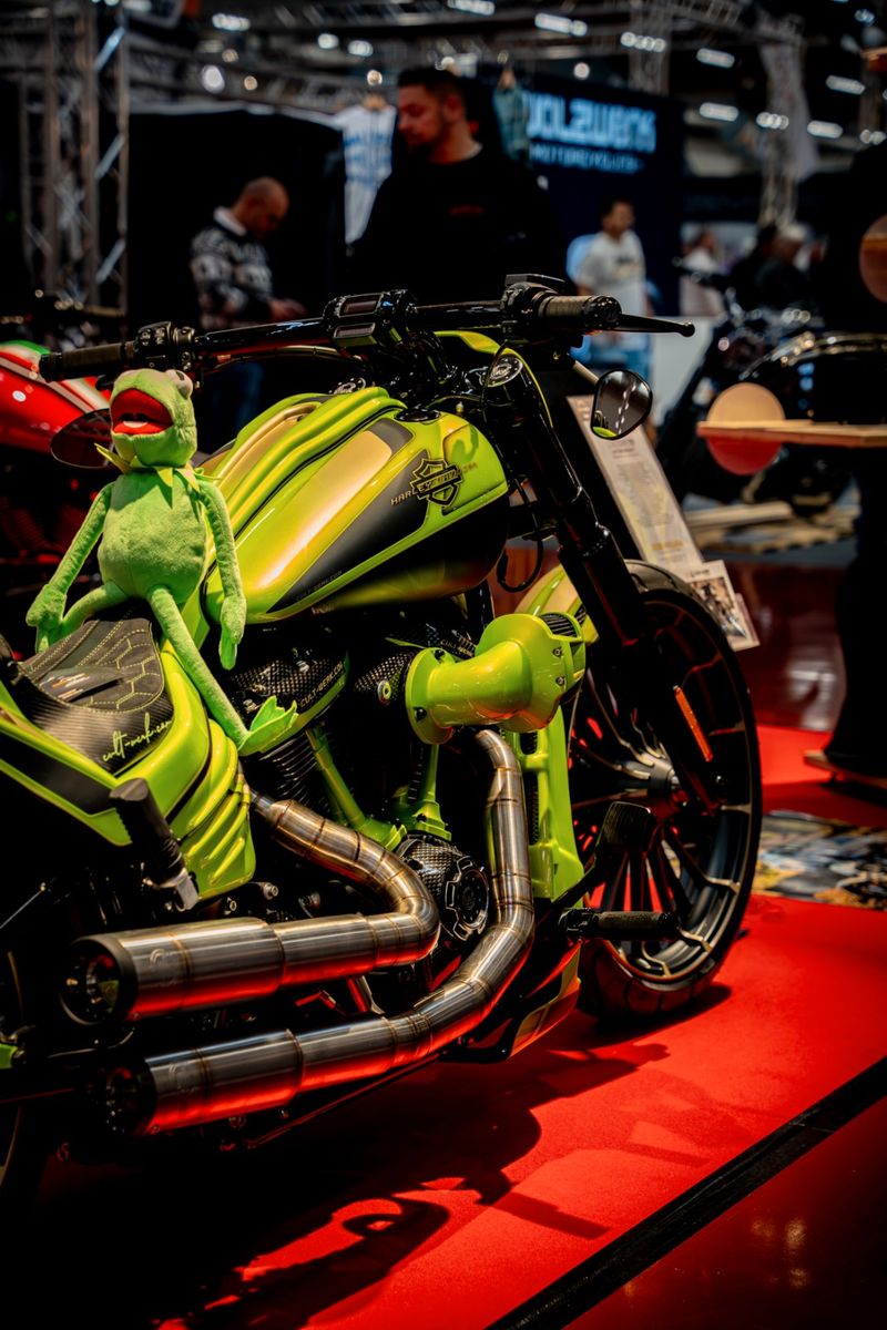 Harley-Davidson Breakout 117 "RACING KERMIT" by CULT-WERK UNIKAT