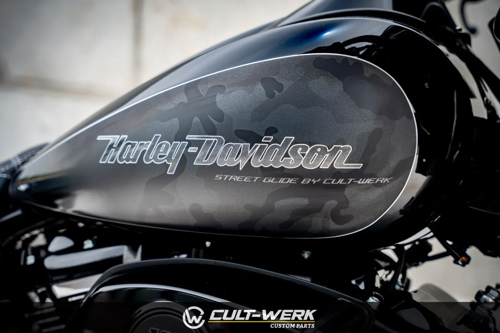 Harley-Davidson STREET GLIDE 24 "FADE CAMOU" LUFT by Cult-Werk