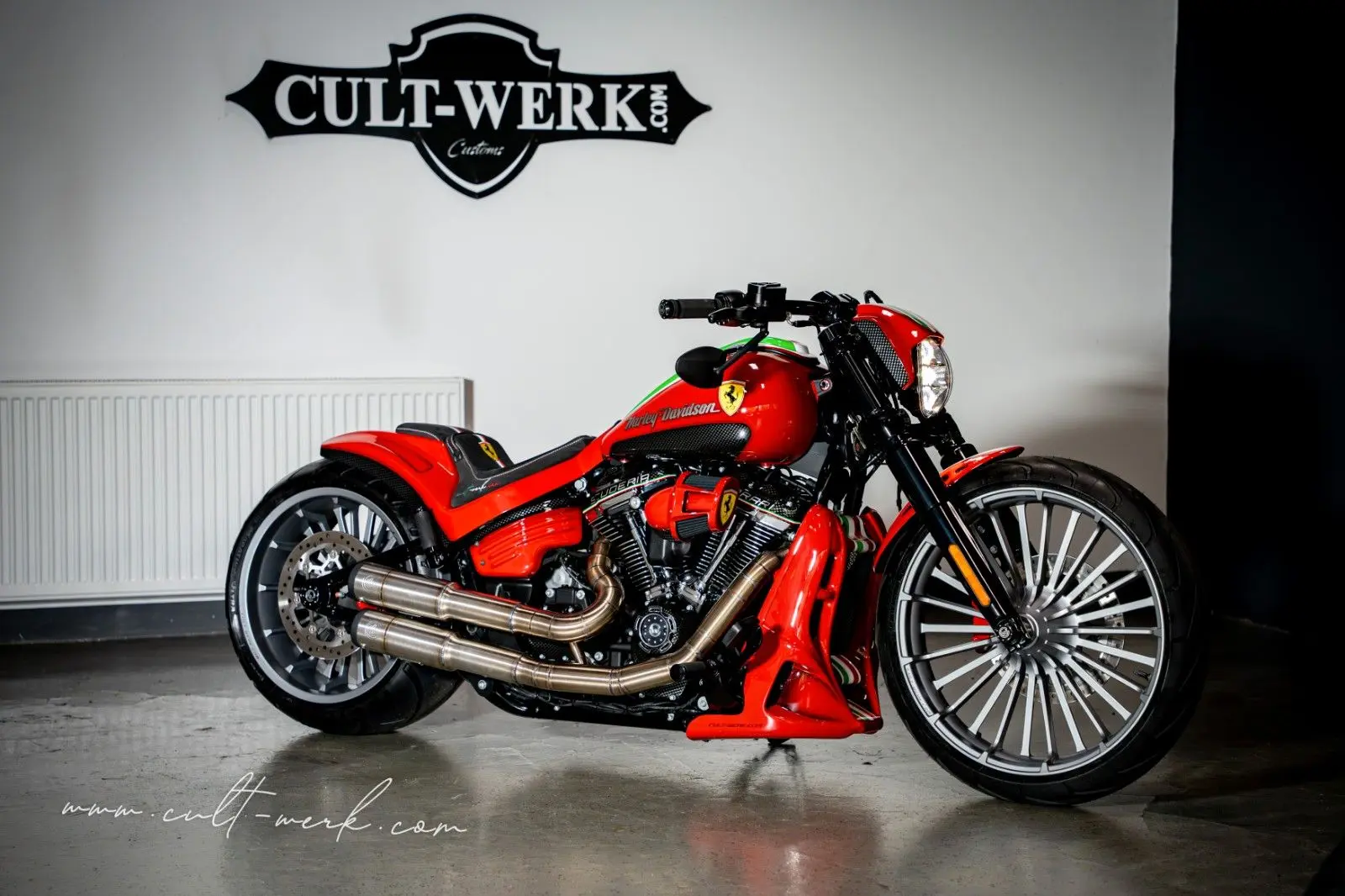 Harley-Davidson Breakout 117 24 FERRARI by CULT-WERK UNIKAT