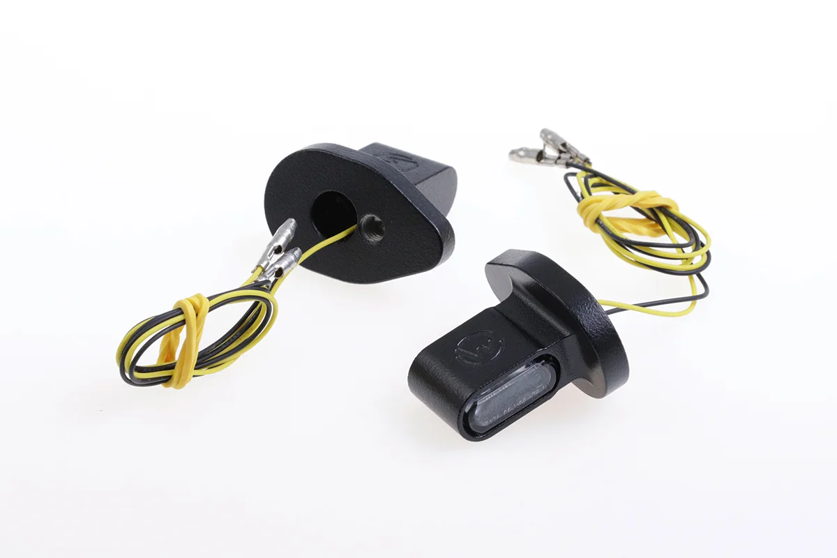 LED indicator set "Shorty" incl. holder (suitable for Indian Motorcycle models: Scout from 2015)