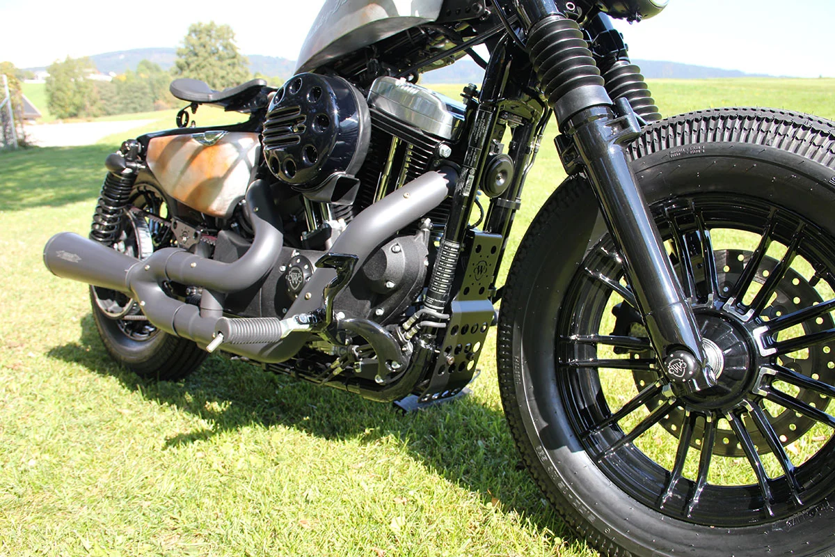 Front spoiler OLD SCHOOL (suitable for Harley-Davidson models: all Sportster)