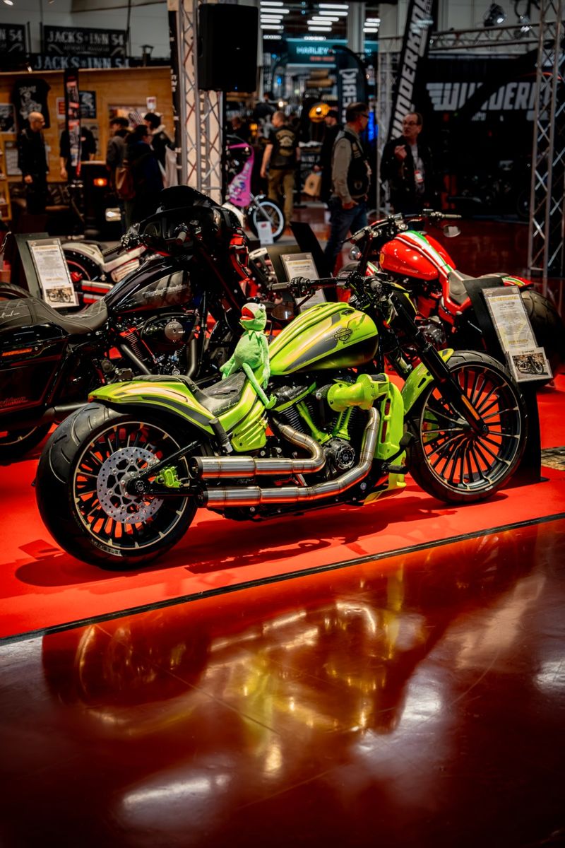 Harley-Davidson Breakout 117 "RACING KERMIT" by CULT-WERK UNIKAT