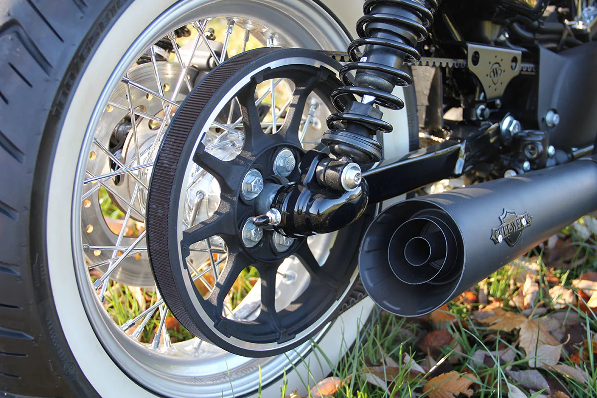 Rear axle cover (suitable for Harley-Davidson models: all Sportster from 2004)