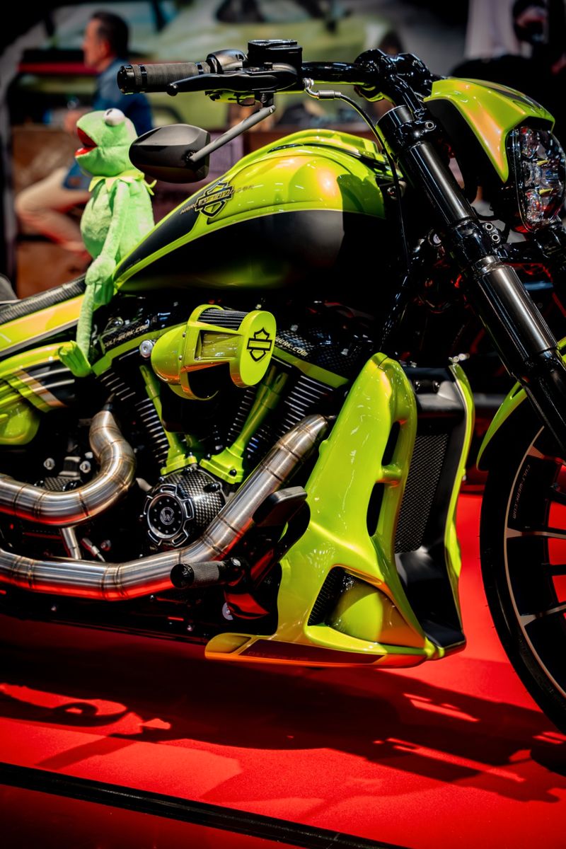 Harley-Davidson Breakout 117 "RACING KERMIT" by CULT-WERK UNIKAT