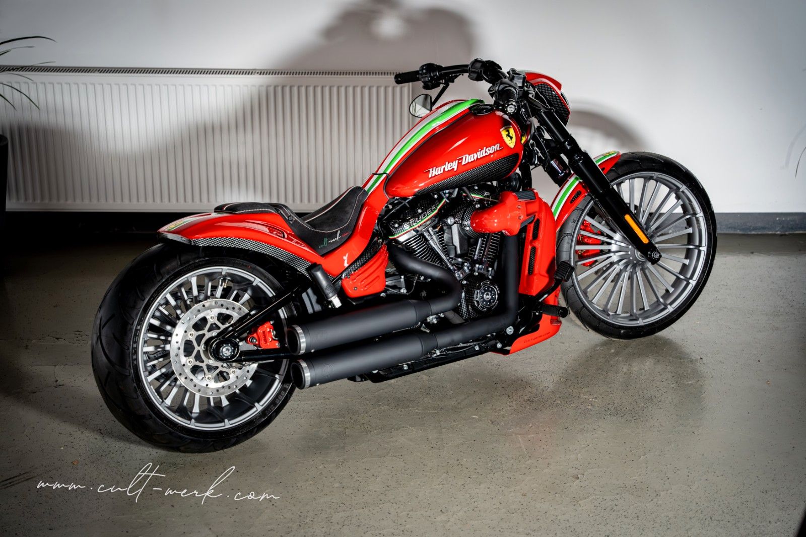 Harley-Davidson Breakout 117 24 FERRARI by CULT-WERK UNIKAT