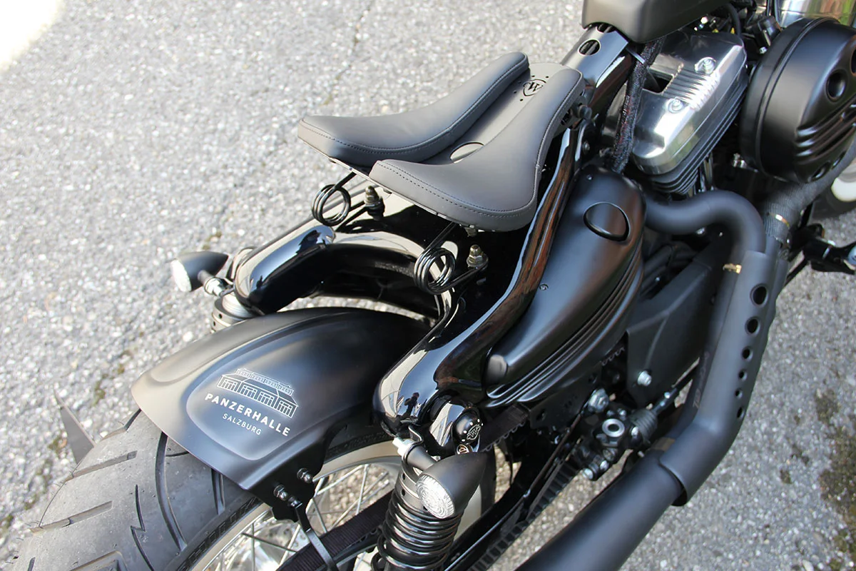 Rahmenabdeckung lang (passend für Harley-Davidson Modelle: Sportster ab 2004 bis aktuell)