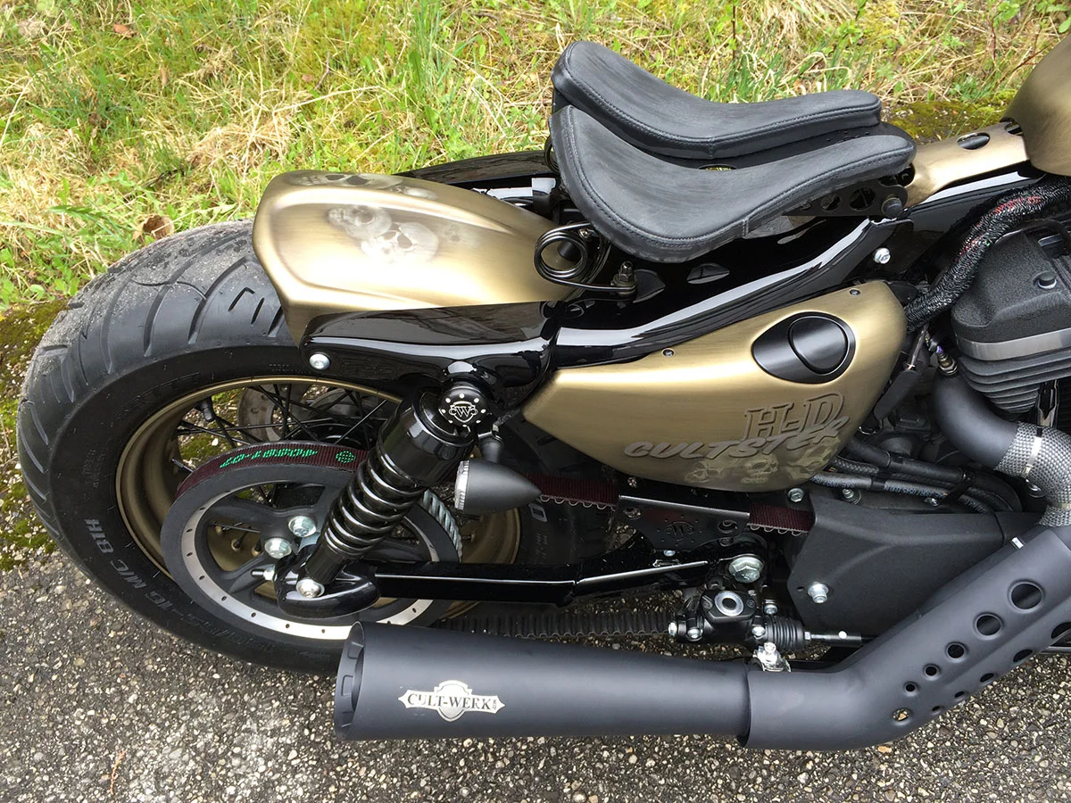 Rahmenabdeckung kurz (passend für Harley-Davidson Modelle: Sportster ab 2004 bis aktuell)