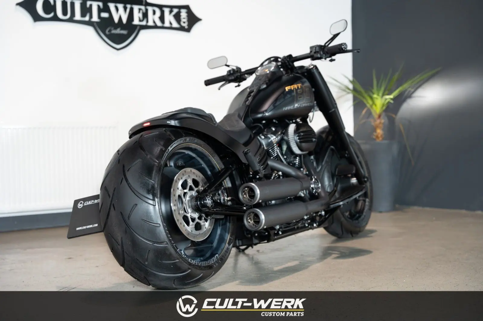 Harley-Davidson Fat Boy 114 "Black Camouflage"  by Cult-Werk