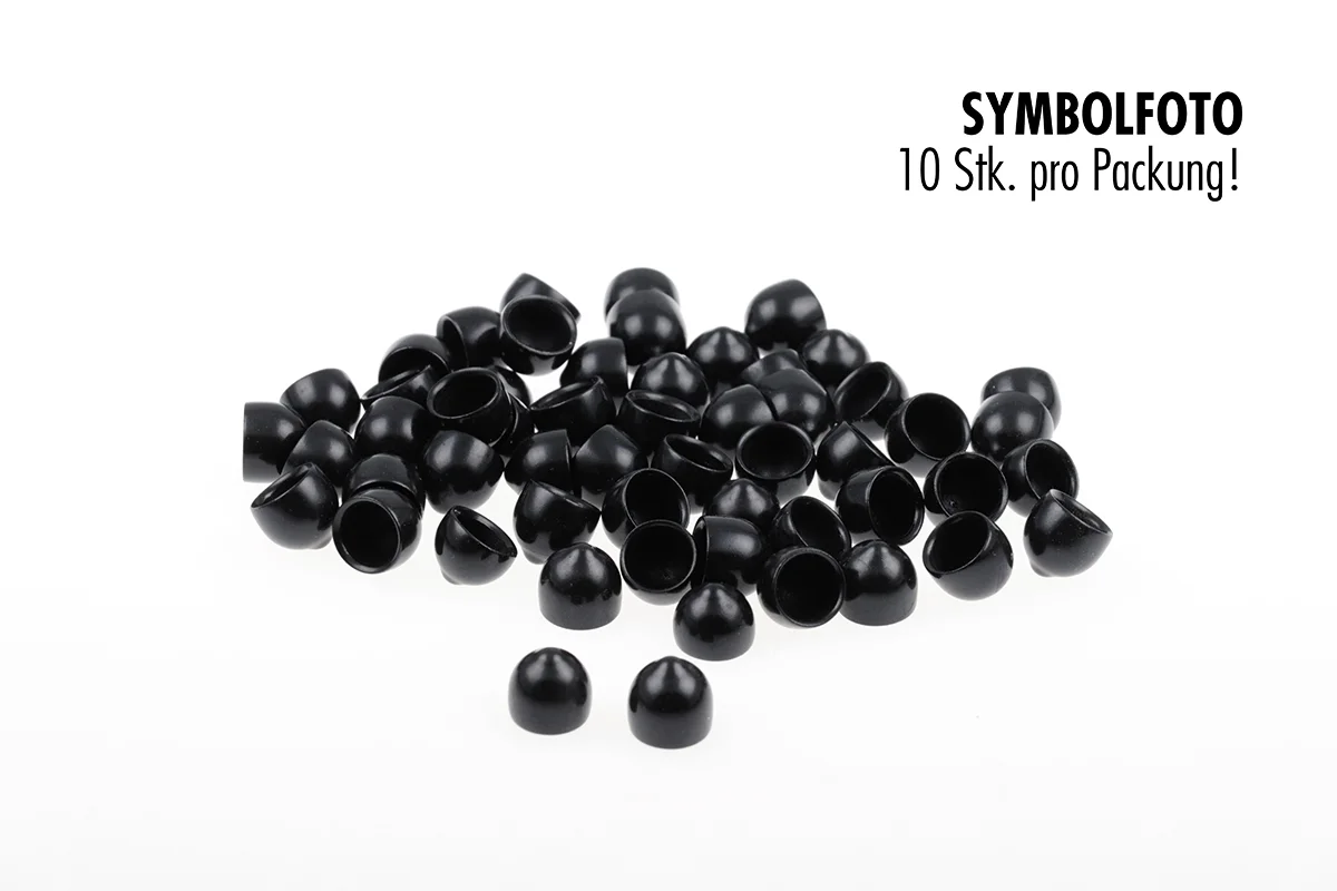 Screw covers (10 pieces, black)