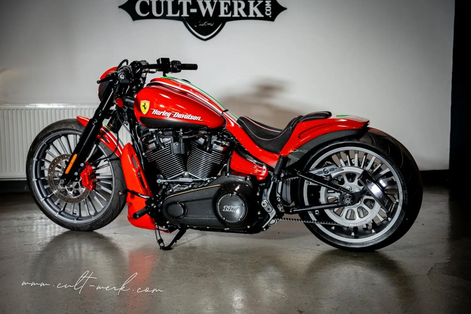 Harley-Davidson Breakout 117 24 FERRARI by CULT-WERK UNIKAT