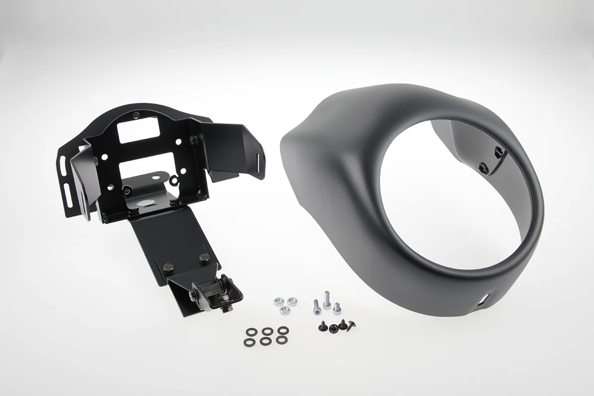 Headlight mask (suitable for Harley-Davidson models: VRSC V-Rod from 2002 - 2011, speedometer offset and lowering)