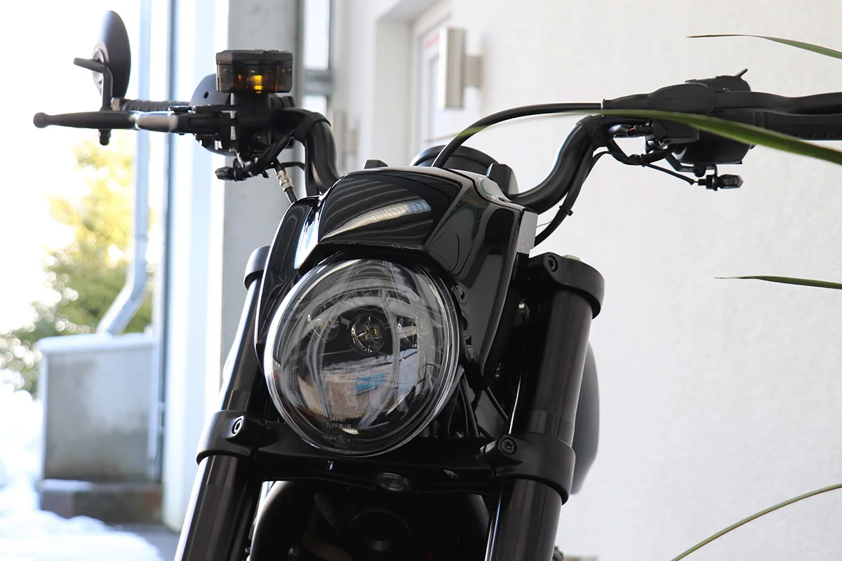 Scheinwerfer Kit NRS STYLE inkl. LED Scheinwerfer (passend für Harley-Davidson Modelle: Sportster S ab 2021)