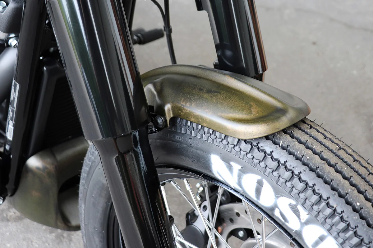 Frontfender OLD SCHOOL (passend für Harley-Davidson Modelle: Street Bob & Softail Standard ab 2018)