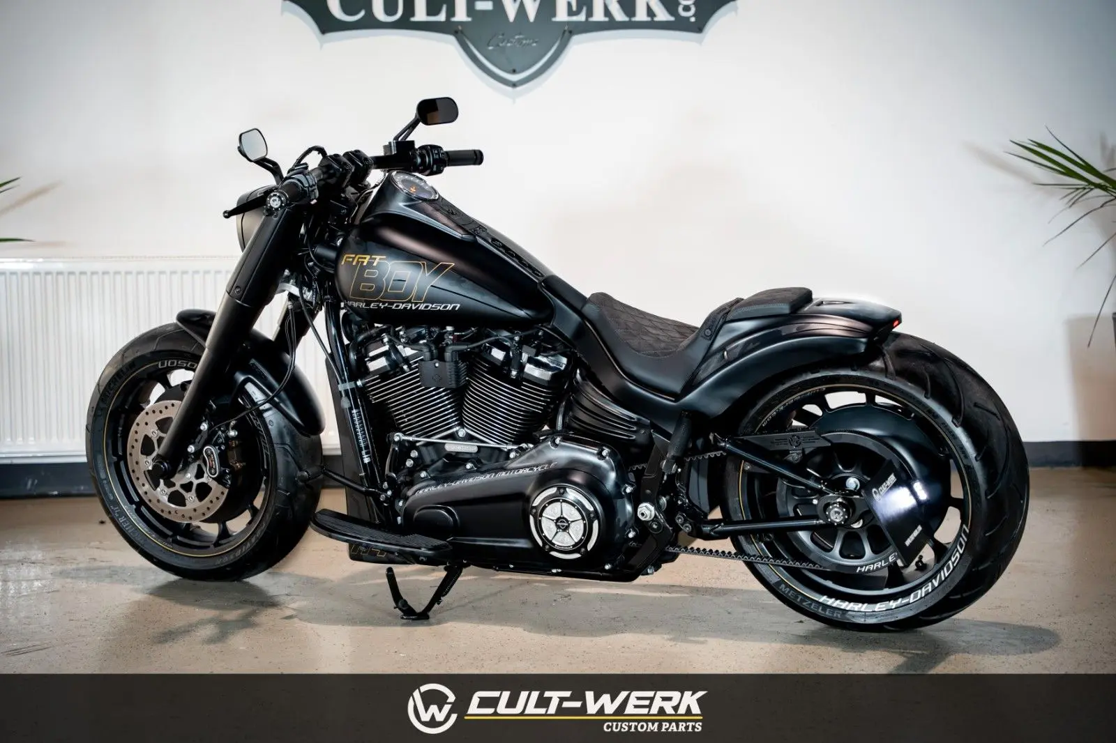 Harley-Davidson Fat Boy 114 "Black Camouflage" by Cult-Werk