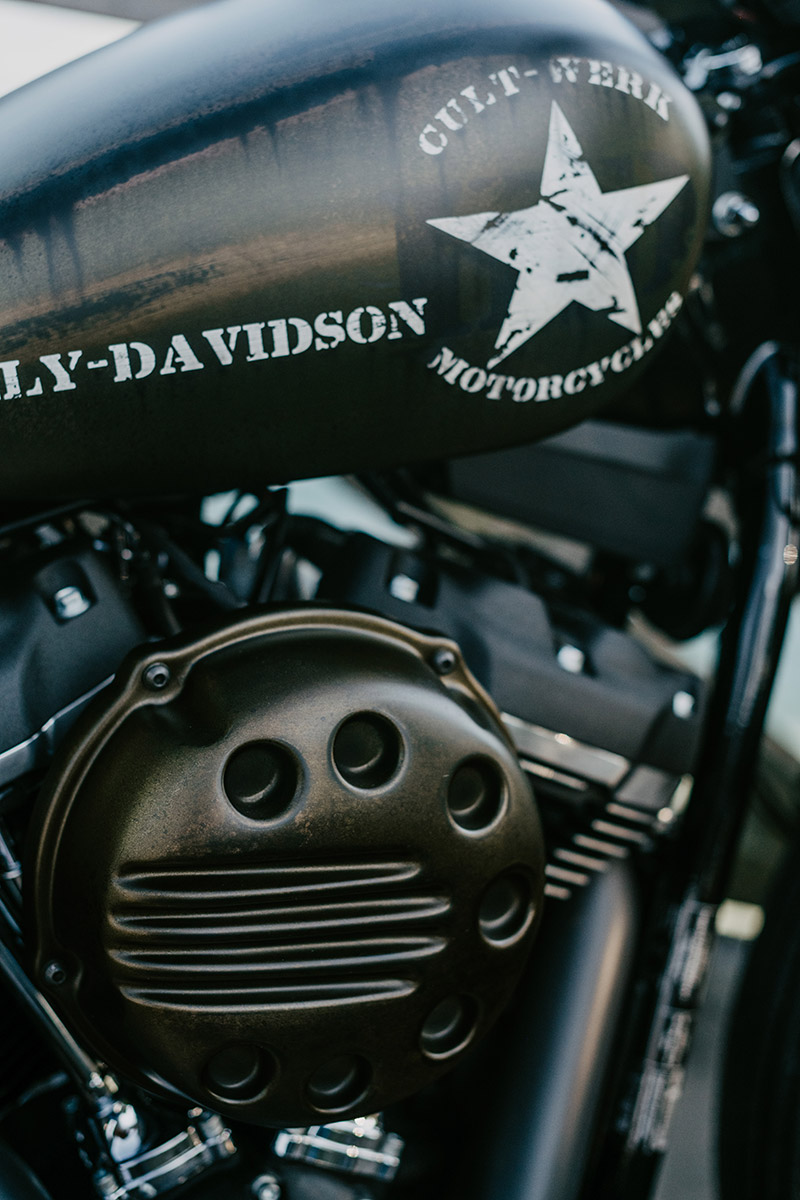 Cultwerk Luftfilter Deckel Slotted für Harley-Davidson Softail 114