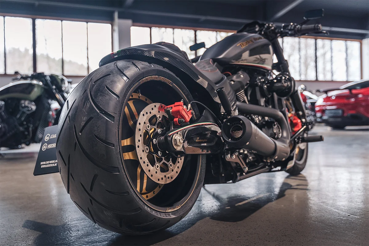 Heckumbau RACING (passend für Harley-Davidson Modelle: FXDR ab 2019)