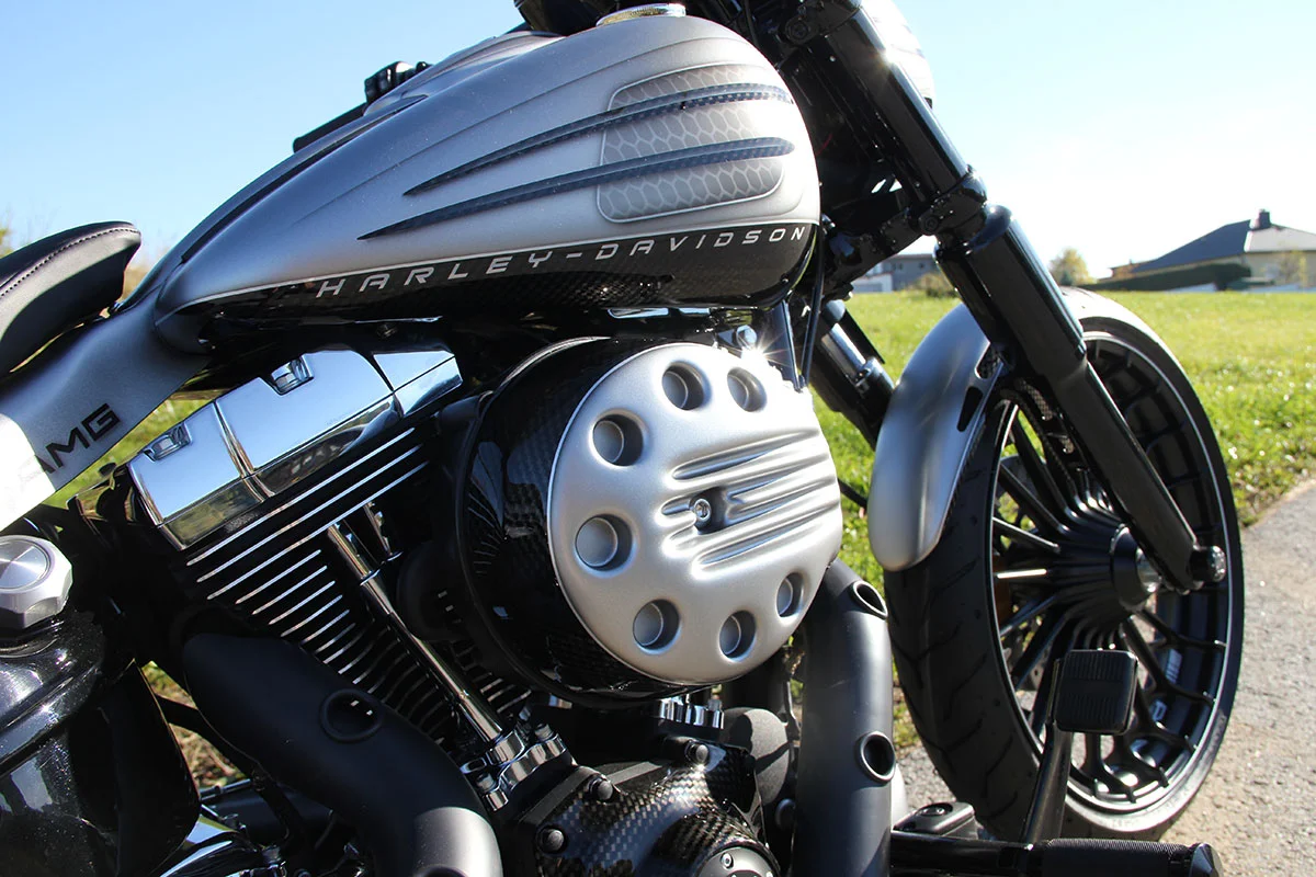 Air filter cover SLOTTED (suitable for Harley-Davidson models: Breakout 2014 - 2017)