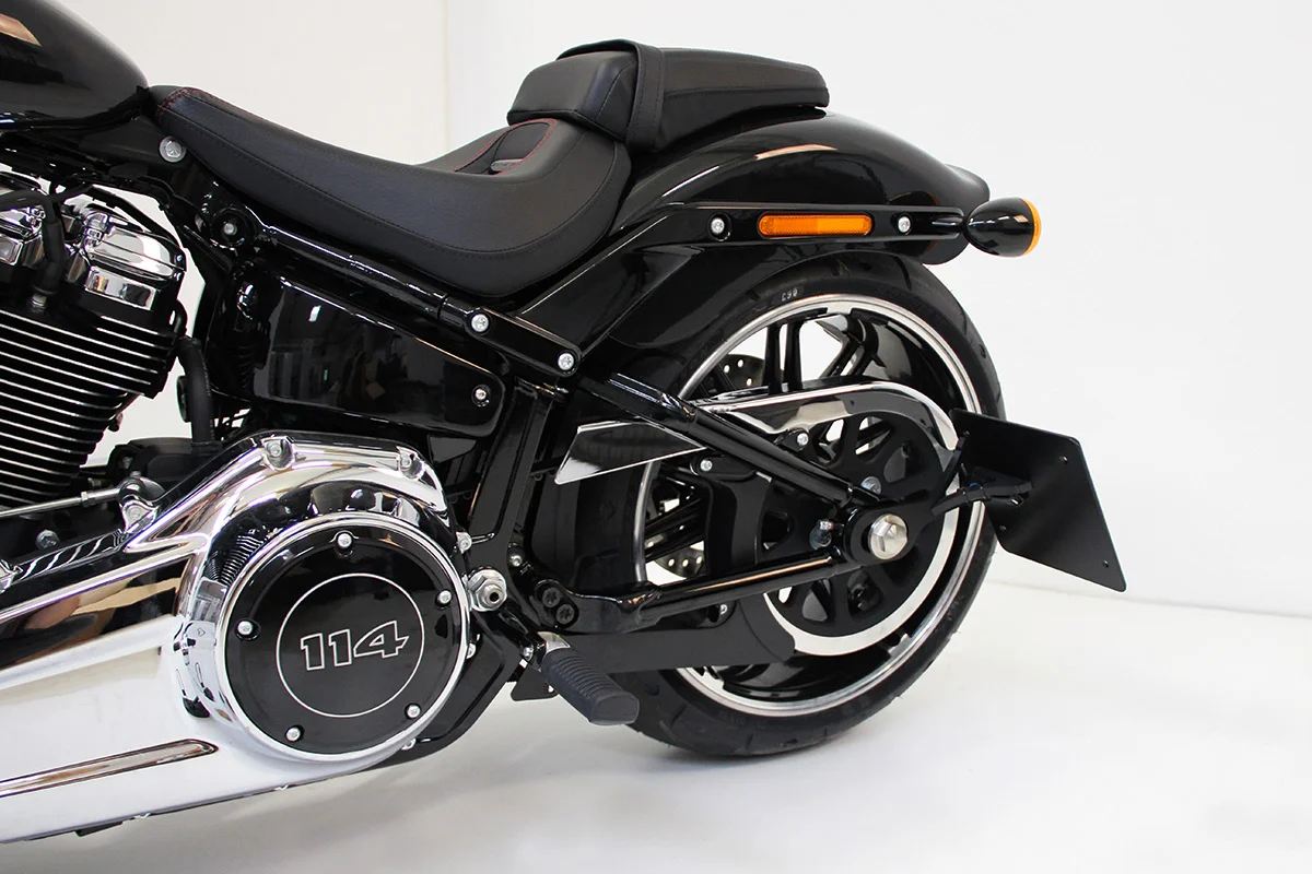 License plate holder with TÜV (suitable for Harley-Davidson models: Softail from 2018)