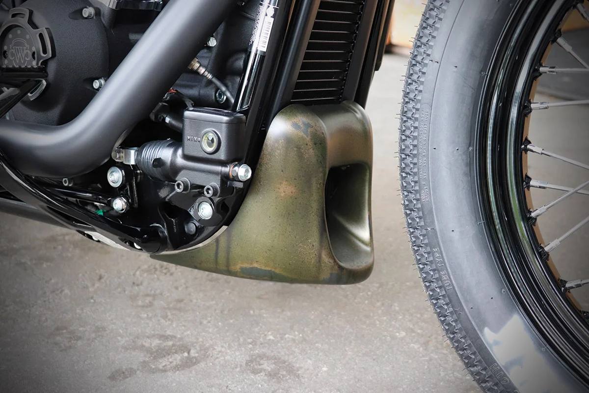 Front spoiler BOBBER (suitable for Harley-Davidson models: Softail from 2018)