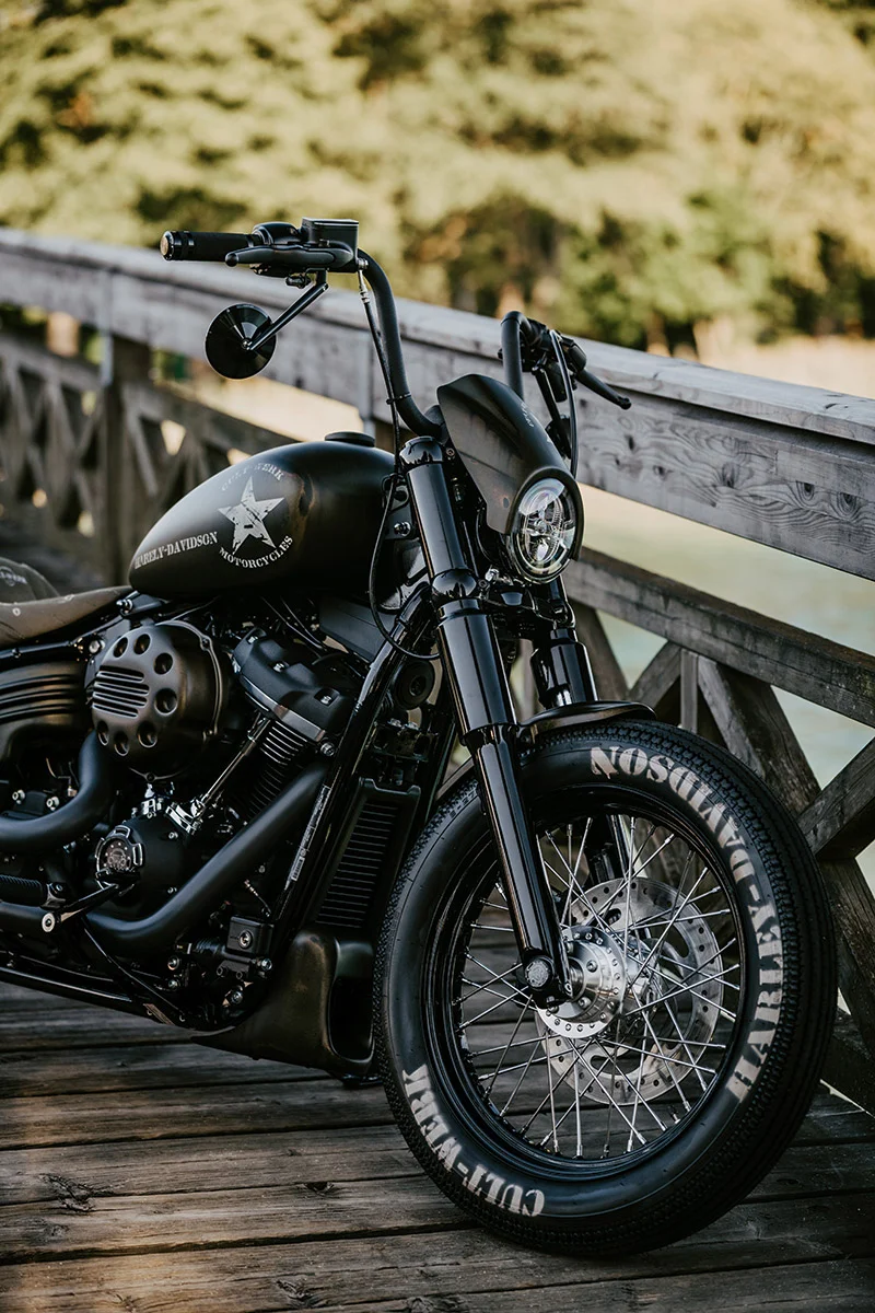 Front spoiler BOBBER (suitable for Harley-Davidson models: Softail from 2018)