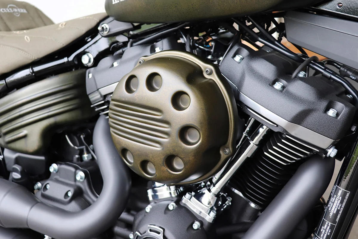 Air filter cover SLOTTED (suitable for Harley-Davidson models: Softail from 2018)