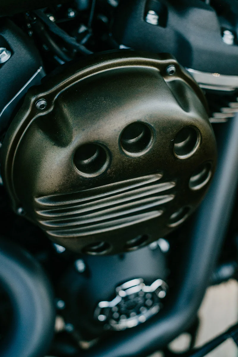 Air filter cover SLOTTED (suitable for Harley-Davidson models: Softail from 2018)