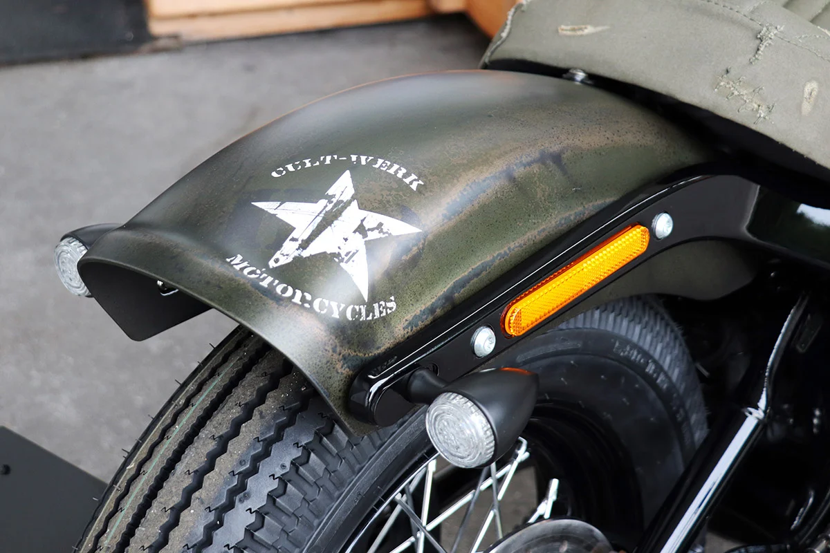 Rear fender ORIGINAL STYLE SHORT (suitable for Harley-Davidson models: Street Bob & Softail Standard from 2018)