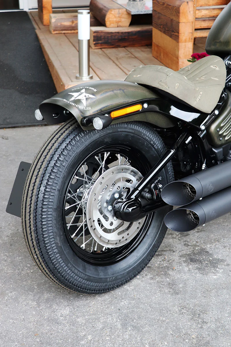 Rear fender ORIGINAL STYLE SHORT (suitable for Harley-Davidson models: Street Bob & Softail Standard from 2018)