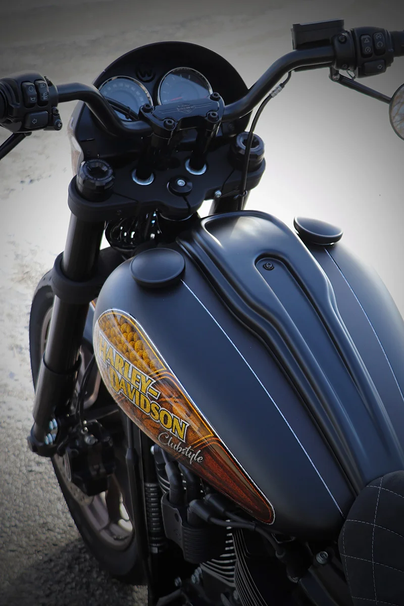 SET Dash Cover including speedometer offset (suitable for Harley-Davidson models: Low Rider S from 2018 to 2021)