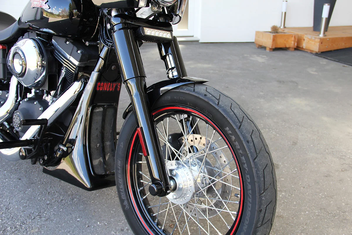 Front fender CLUBSTYLE (suitable for Harley-Davidson models: Dyna from 2007  - 2017 & from 2018)